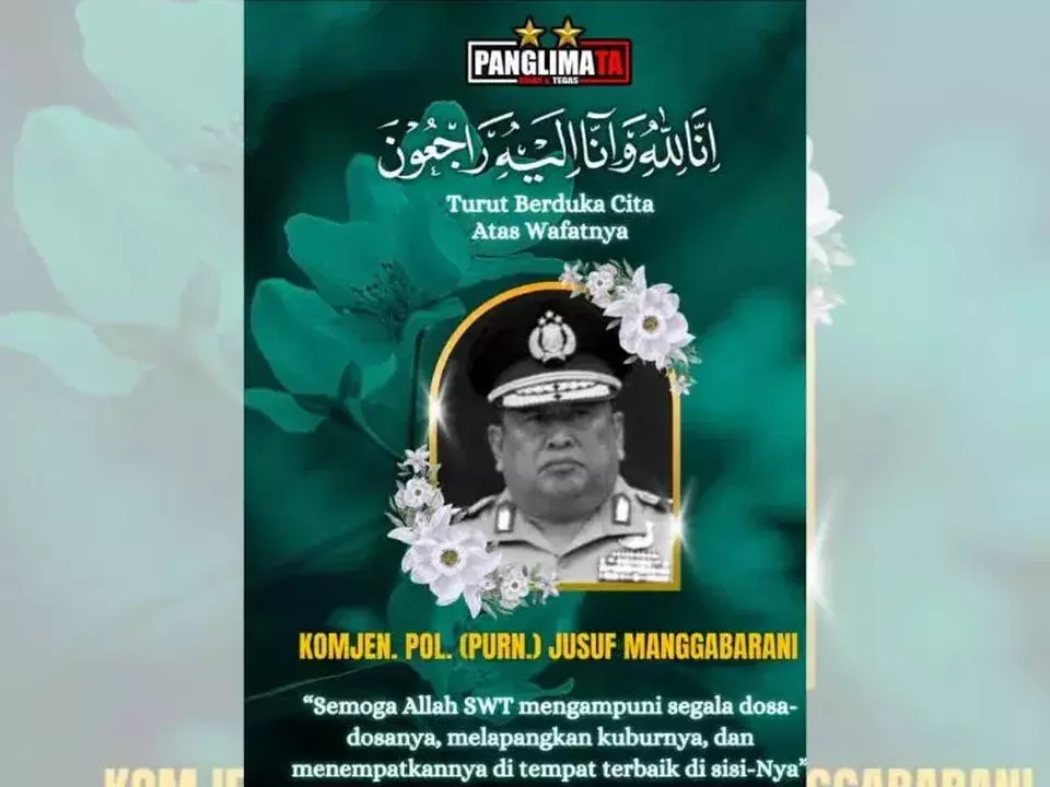 Komjen Pol Purn Jusuf Manggabarani Meninggal Dunia